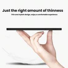 A Black Tablet Shell, Suitable For IPad Black Tablet Shell/Honor Black Tablet Shell/ Black Tablet Shell/Tablet Black Protective Minimalist Case. This Case Is A Scratch-Resistant Protector For Tablets. It Has A TPU Transparent Case And A Silicone Transparent Case. It Is Ultra-Thin And Transparent, With Anti-Yellowing, Anti-Shock, And Anti-Fingerprint Features. This Is A Protective Case And Cover For Tablets. - Black - View 7