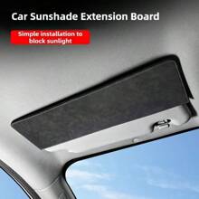 1pc Universal Car Sunshade Visor Extension, Car Sun Visors Extender, Sun Blocker With Buckle Closure - Quick Installation, Sun Visor Attachment Suitable For Most Car