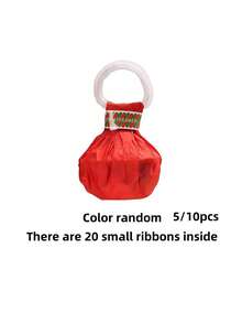 5/10 Stücke bunte, handgeworfene Bänder, Hochzeitsgirlanden zum Versprühen von Konfetti, geeignet für Geburtstage, Hochzeiten, Themenpartys, Fotoprops