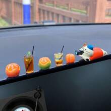 可爱悠闲猫咪树脂汽车装饰摆件