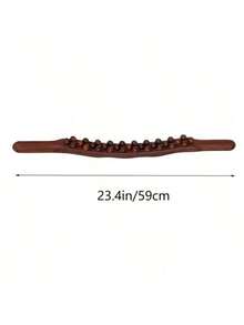 1pc 37-Bead 3-Row Massage Roller, Full Body Massage, Meridian Massage, Back Scraping Gua Sha, Salon Back Massage, Muscle Scraping Gua Sha Massage Stick - Multicolor - View 6