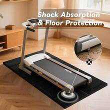 Walking Pad Carpet, Treadmill Hardwood Floors, Bike Compatible With – 1/4 Thick Non-Slip Exercise, Shock Absorbing & Floor Home Gym Use - 68"x24"x0.24" - View 4