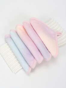 3/5pcs Soft Microfiber Facial Cleansing Cloths, Makeup Removal Face Towels With Hanging Loop, Gentle On Skin, Washable And Reusable - Multicolor - View 20