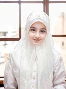 1pc Malaysian Tasseled Solid Color Beaded Floral Shawl Scarf Head Wrap, Elastic Turban Style, Muslim Headwear