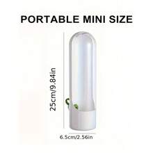 1pc/2pcs/3pcs Vegetable Freshness Containers, Keeps Cilantro, Asparagus Fresh, Suitable For Refrigerator Use, Preserves Bottled Herbs Freshness, Mint Fridge Storage, Keeps Greens Fresh For 2-3 Weeks, Vegetable Preserving Supplies - White - View 2