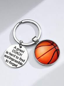 1 件创意球类运动感谢标语钥匙扣吊坠，足球、篮球、橄榄球、棒球运动纪念品钥匙扣装饰配件，包包和钱包配件 - 理想的生日礼物汽车配件可爱哥特 Y2k - 彩色 - 查看 5