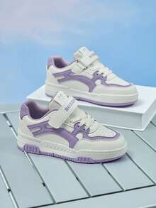 أحذية كانفاس رياضية للبنات، أحذية أطفال يومية كاجوال، أحذية سكيت بوت بنظام إبزيم وحلقة للأطفال الكبار