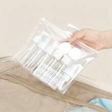 11 piezas Juego de botellas de viaje, 60ml Contenedores rellenables de plástico suave para loción y champú con tubos exprimibles - Multicolor - Ver 6