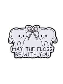 1/4pcs Cute Teeth Brooch! Creative Dental Theme Badges, Exclusive For Dentists/Dental Lovers, Suitable For Students & Accessory Enthusiasts, Personalized Fashion Magnet, Unlocks The New Oral System - Multicolor - View 8