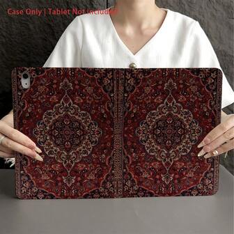 书本式平板电脑保护套，兼容 iPad 第 10 代，兼容 iPad Air (M2)/兼容 iPad Pro (M4)/Air4/5/6/Pro10.5/2022/2021/2024/12.9/Mini7/2019/Air M3/A16 2025 - 兼容 Galaxy Tab S9 FE/S8 Plus/S7/S10 -