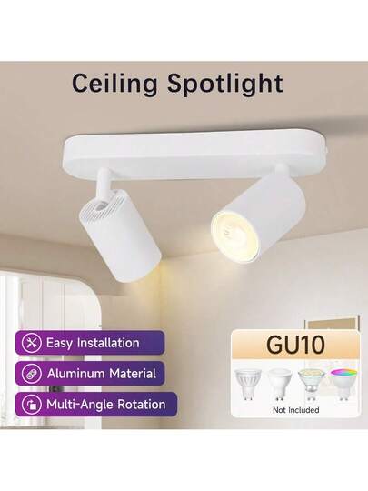 Plafondspot GU10 Inbouw Retro - Afbeelding 10