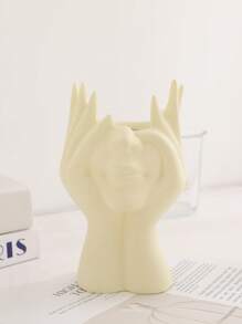 1pc Human Form Decorative Desk Organizer, Multi-Functional Pen/Makeup Brush Holder
