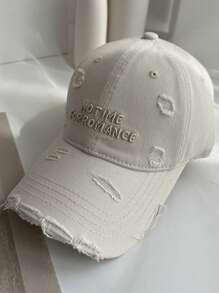 返校时尚男女情侣棒球帽，刺绣，做旧，街头风，超大宽檐，软帽冠，太阳帽， - 彩色 - 查看 7