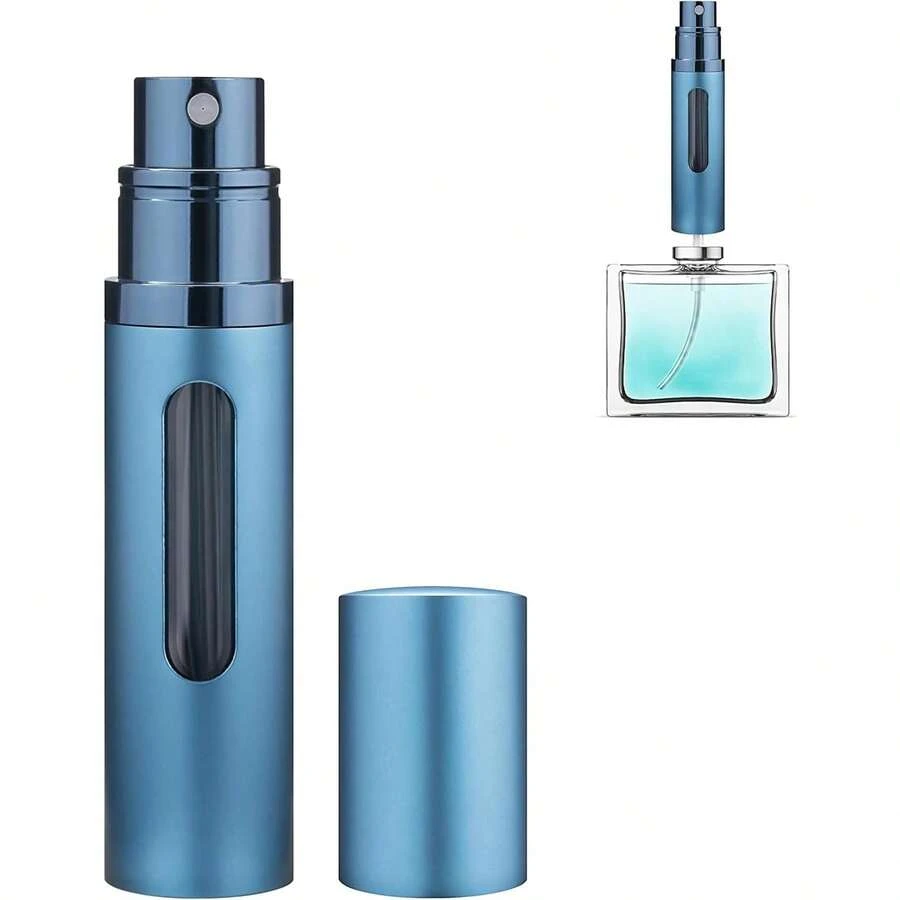 Refillable Perfume Atomizer Travel Bottle 5ml Leakproof Luxury Travel Perfume Refillable Bottle, Portable Perfume Atomizer Blue - 彩色 - 查看 1