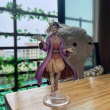 Figura acrilica de 15 CM del anime Dr. Stone con los personajes Senku Ishigami, Taiju Oki, Yuzuriha Ogawa y Kohaku. Adorno decorativo creativo del anime "Science Revival" , un regalo ideal para amigos - Multicolor - Ver 5