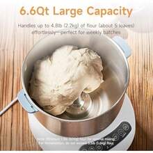 Jd-Hmj7l, 304 Stainless Steel, 6.6qt, Face-Up Touch Panel, Microcomputer Timing, Electric Dough Maker With Ferment Function - 1 - 查看 5
