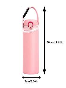 1/5Pcs Personalized Customized Photo/Text Outdoor Portable Water Bottle Sleeve, Available In Multiple Colors. A Cup Accessory Suitable For Outdoor Activities, Office Use, Travel, Gifting, Sports And Other Scenarios, As Well As A Portable Water Bottle Accessory.