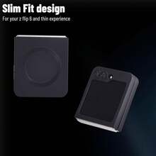 Hadaasi 1pc Multi-Color Magnetic Folding Protective Case Compatible With MagSafe, Luxury Magnetic Solid Color Soft Silicone Full Camera Protection Ultra-Thin Matte Smooth Feeling Flip Cover Phone Case Compatible With Samsung Galaxy Z Flip7/Z Flip6/Z Flip5/Z Flip4/Z Flip3 Waterproof Shockproof Anti-Fall Scratch Resistant - Multicolor - View 9