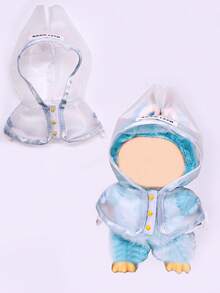 1pcs123 Baby Clothes Accessories Bubu Clothes Replacement Sitting Party Cute Cool Handsome Raincoat (Clothes Only) - Raincoat - View 8