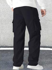 Men's Casual Cargo Pants, Fashionable Outdoor Workwear Trousers, Autumn/Winter
