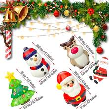 1/2/6/36pcs Christmas Squishies Bulk Stress Relief Squeeze Toys Stress Relief Toys, Fidget Toys, Birthday Party Gifts, Gift Bag Stuffing, Pinata Filler, Random Styles And Colors - Multicolor - View 6