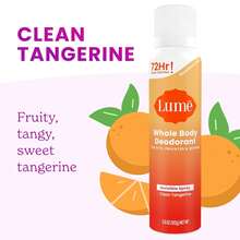 Invisible Spray Deodorant For Women - Whole Body Deodorant Spray - 72 Hr Odor Control - Ozone, Natural Propellant - Aluminum & Baking Soda Free, Skin Loving - 2 Pack (Clean Tangerine) - Clean Tangerine - 查看 10
