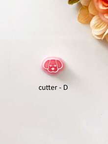 Cute Dog Cat Stud Shape Polymer Clay Cutters, Soft Pottery Clay Mold DIY Earrings Necklace Jewelry Cutting Pottery Tools-Soft Clay Cutting Mold - For Handmade Earring Making - Suitable For Beginners & Jewelry Artists, Polymer Clay Stud Earring Making Tool, Clay Jewelry Making Kit, Clay Earring Molds, Made By PLA - Pink - View 13