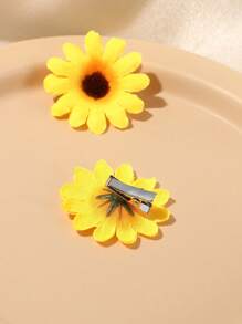 10 件波西米亚风格女孩迷你雏菊花发夹，甜美休闲发夹适合日常生活、海滩、旅行