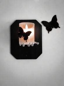 1 件万圣节壁挂烛台装饰，带骷髅手设计，可放置蜡烛，适用于万圣节派对、客厅、卧室、鬼屋氛围家居装饰 - 彩色 - 查看 9