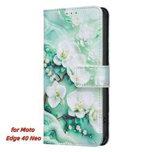 带卡槽的钱包保护套，适用于 MOTO/Honor/Infinix/VIVO - 粉花 - 查看 33