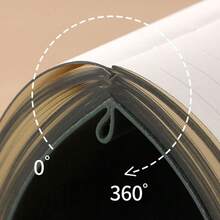 1pc Thickened Diary Notebook A5,Pu Leather,128 Sheets And 256 Pages Simple Design College Student Notepad,School & Office Supplies(Blackish Green)