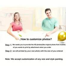 1pc Customized Canvas Wall Art Poster With Frame, Upload Your Image. Suitable For Living Room And Bedroom. It Is The Perfect Gift For Home And Office Decor. Limited Time Discount - Multicolor - View 3