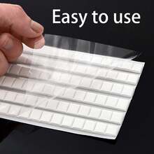 96 Pieces Adhesive Poster Tacky Putty Sticky  Fun-Tak Mounting Putty Reusable & Removable Wall  Tack For Hanging Pictures, Art Photography(Light Blue) - 白色 - 查看 8