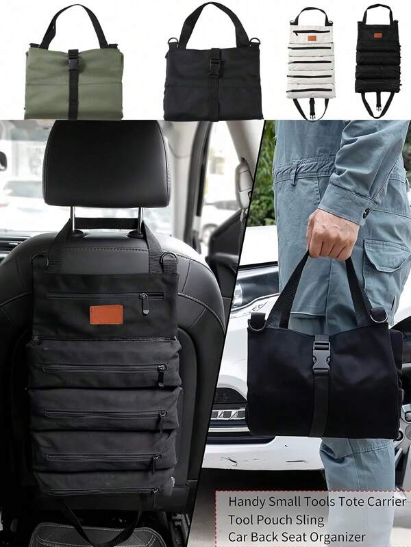 Chef Knife Bag Roll Bag Carry Case Bag Kitchen Portable Storage Pouch Roll Multi-Purpose Tools Bag Outdoor Furniture For Tools Tool Small Standard Bag Wear-Resistant Base Tool Organizer & Storage Garage Organizer Work Apron For Carpenters And Builders For Home DIY Carpenter Woodworker Construction Plumber Handyman Gift For Dad Father Grandfather Grandpa Wide Mouth Tool Storage Bag Tool Tote Bag For Car Camping Car Accessories