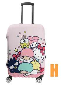 Funda protectora y cubierta antipolvo para maleta, Funda protectora para maleta de tamaño completo de SANRIO, esencial para viajes diarios al air y vacaciones, Funda de equipaje reforzada para viajes de verano, Cubierta antipolvo para maleta, regalo pequeño para fiestas, esencial para la protección del equipaje de los estudiantes durante la temporada de regreso a clases