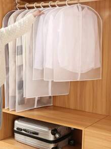 10/5/1 件衣柜防潮挂衣袋 - 轻质防尘罩抽屉拉链衣服袋 - 防水挂衣保护袋衣橱整理袋绗缝袋床下储物盒隔层衣服垃圾袋卧室服装存储整理器衣橱整理器用于悬挂连衣裙衬衫外套、学校配件学校用品拉链防尘罩