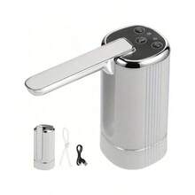 Portable Foldable Electric Water Pump Dispenser, Adjustable Flow Rate - USB Rechargeable, 800mAh Lithium Battery, Suitable For Household Use, Perfect Holiday Or Valentine's Day Gift, Home Water Dispenser | Modern Pump Design | USB Rechargeable Pump