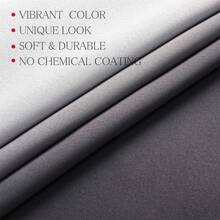 MIUCO Blackout Curtains & Drapes For Bedroom Living Room 84 Inches Long Purple And White Room Darkening Ombre Curtains Rod Pocket & Back Tab Curtains Thermal Insulated Light Blocking 2 Panels Set-FUNALING - 灰色 - 查看 5