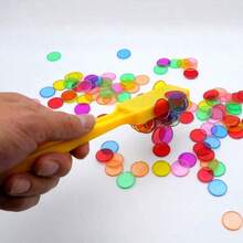 1pc Magic Wands,100pcs Round (Color Random) Magnetic Bingo Wands For Large Group Games, Family Game Nights, Sensory Boxes, Counting And Sorting, Science And Educational Activities,For School Supplies,Back To School - Multicolor - View 9