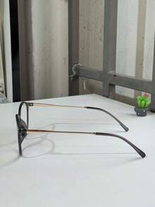 Women's Clip-On 2 In 1 Round Small Size Polarized Lens Eyeglasses Frame PZ948 - 淺灰色 - 查看 6