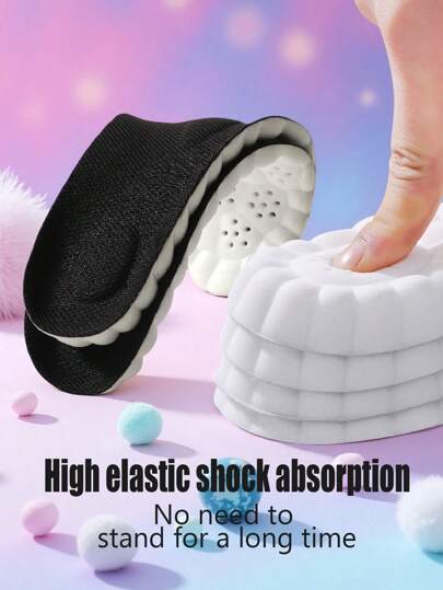 زوج من بطانات الأحذية الرياضية الجندرية، رغوة الذاكرة البولي يوريثان، مضادة للبكتيريا، ماصة للعرق، قابلة للتنفس، عالية المرونة، ماصة للصدمات