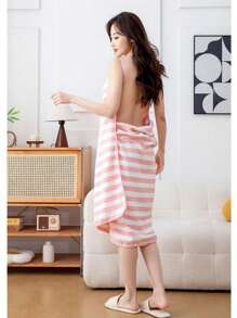 1 szt. Ręcznik kąpielowy dla kobiet - noszony ręcznik pod prysznic w domu Ręcznik kąpielowy hotelowy do sauny, plaży, basenu, siłowni, podróży