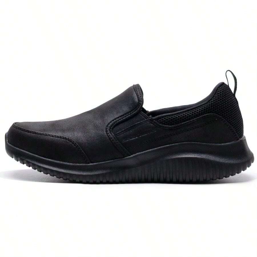 Skechers 男 休閒鞋日常通勤戶外旅行運動休閒鞋8790000-BBK - 全黑色 - 查看 1