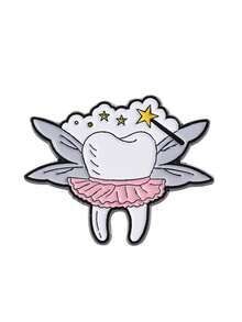 1/4pcs Cute Teeth Brooch! Creative Dental Theme Badges, Exclusive For Dentists/Dental Lovers, Suitable For Students & Accessory Enthusiasts, Personalized Fashion Magnet, Unlocks The New Oral System - Multicolor - View 11