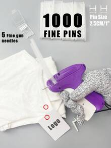 1 Set Tagging Gun Kit-1 Tagging Gun For Clothing,5 Price Tag Gun Needles,2240 Tag Pins.Price Tag Attacher Gun For Garment And Retail,DIY Apparel Tagging For Garment Price Tags