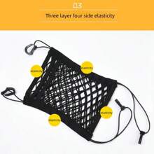 1pc Multi Model Optional Car Seat Storage Mesh Bag, Storage For Car Protective Screen, Storage Bag For Car Interior, Seat Back Hanging Bag, Universal Model Suitable For Storing Small Items Such As Tissues, Snacks, Garbage Bags, Etc. In The Car, Making The Car Clean And Tidy For Easy Access, Preventing Children From Disturbing The Driving And Ensuring For Women Storage Organizer Travel Essentials Back To School Dormitory Storage Fall Decor