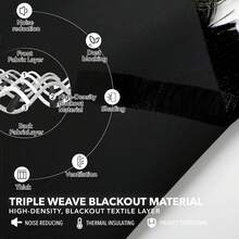 Blackout Curtains 84 Inches Long, Black Room Darkening Curtains Bedroom - 2 Panels, 52x84 Inch, Back Tab And Rod Pocket Black Curtains Living Room, Window Treatments - Coral Pink - View 5