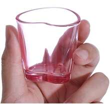 Heart Shot Glasses Set, Pink Shot Glass Cute For Bar Cart Accessories 1.5oz (6, Pink) - 1 - Xem 3