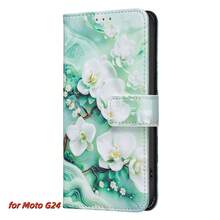 带卡槽的钱包保护套，适用于 MOTO/Honor/Infinix/VIVO - 粉花 - 查看 24