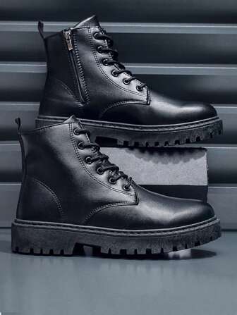 2025 Autumn/Winter Thickened High-Top Casual Boots, With Warm, Thick Soles, Waterproof And Slip-Resistant, Suitable For Work, Travel, And Other Outdoor Activities.